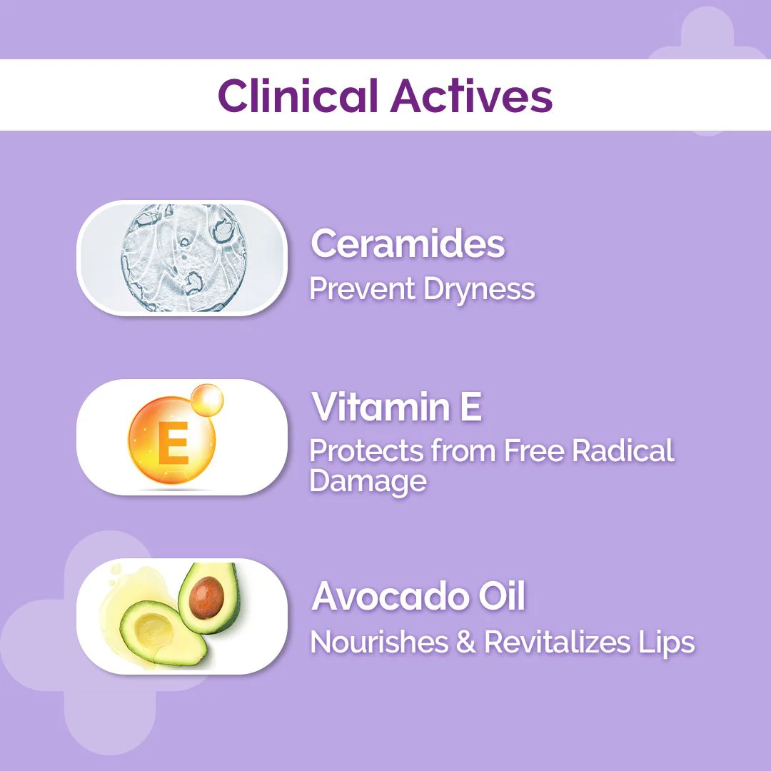 1% Ceramide Complex Lip Balm with Ceramides & Vitamin E, SPF 30 PA++ for Dry & Chapped Lips - 4g - Image 6