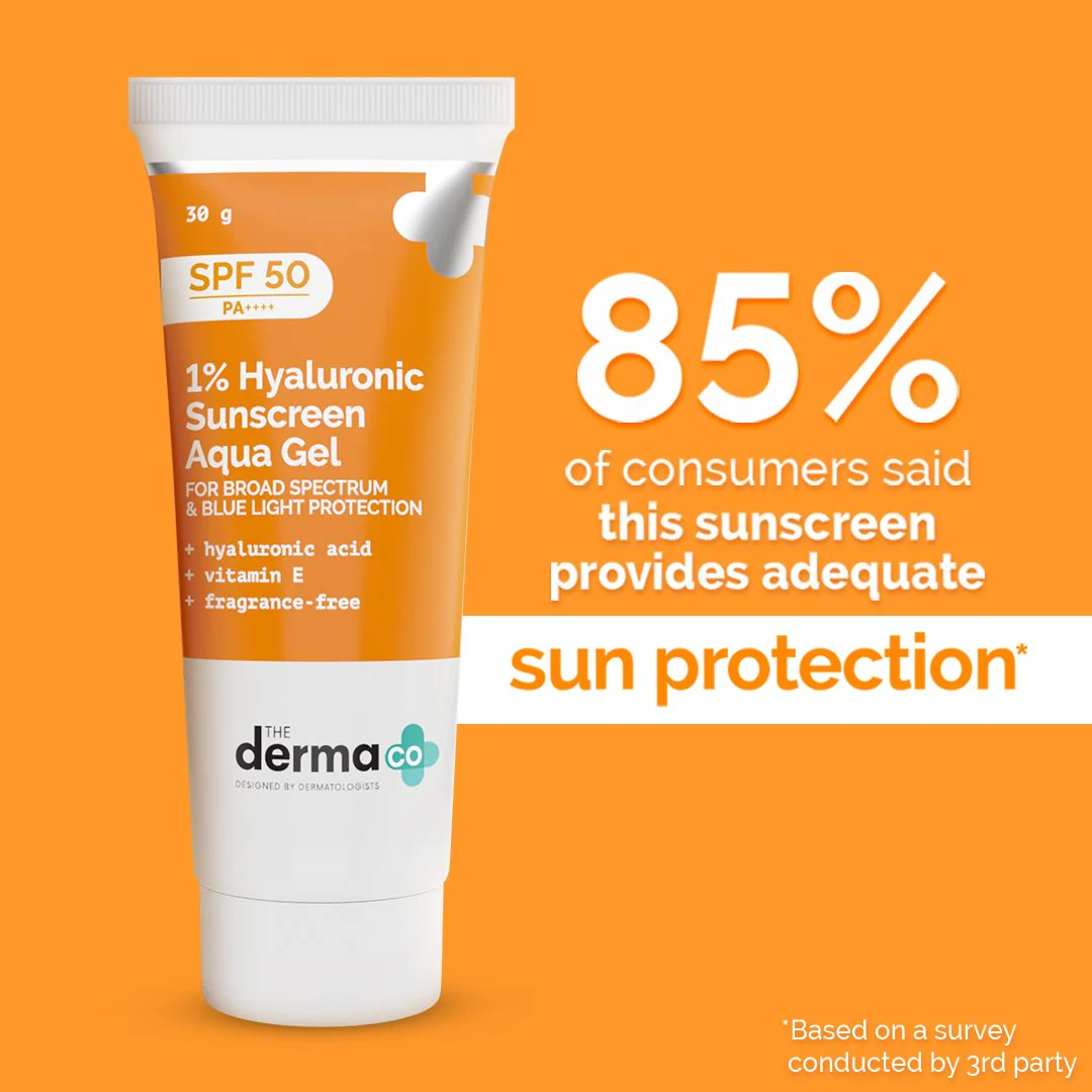1% Hyaluronic Sunscreen Aqua Gel with SPF 50 & PA++++ - 30g - Image 9