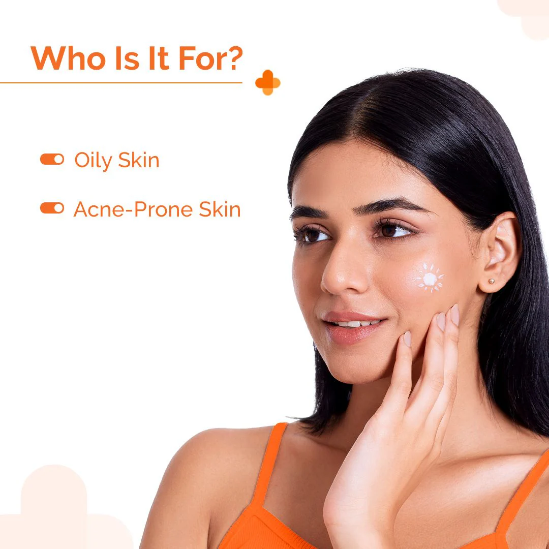 1% Hyaluronic Sunscreen Oil-Free Matte Gel In Vivo Tested (ISO 24444:2019 Certified, CTRI/2025/02/079913) (Pack of 2) - Image 6