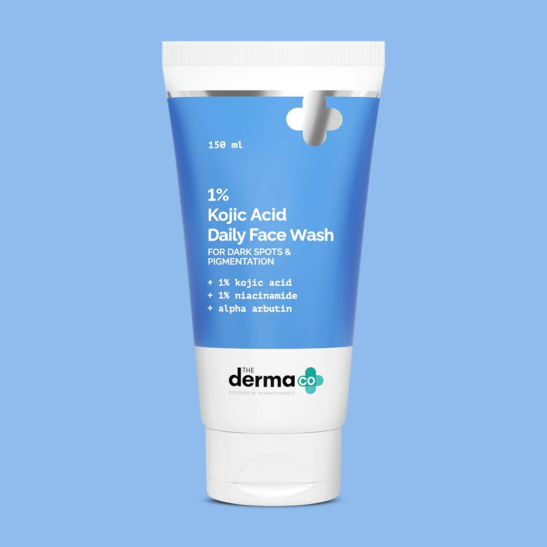 1% Kojic Acid Face Wash with Niacinamide & Alpha Arbutin For Dark Spots & Pigmentation - 150 ml