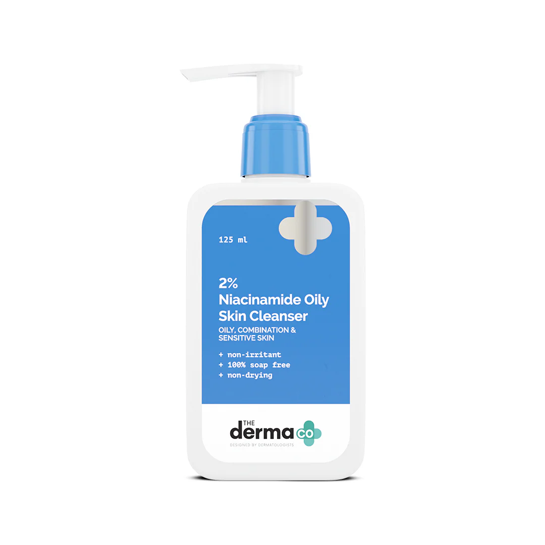 2% Niacinamide Oily Skin Cleanser for Sensitive, Oily & Combination Skin 125 ml Non-Irritant | 100% Soap-Free | Non-Drying | Gently Cleanses Makeup - Image 8