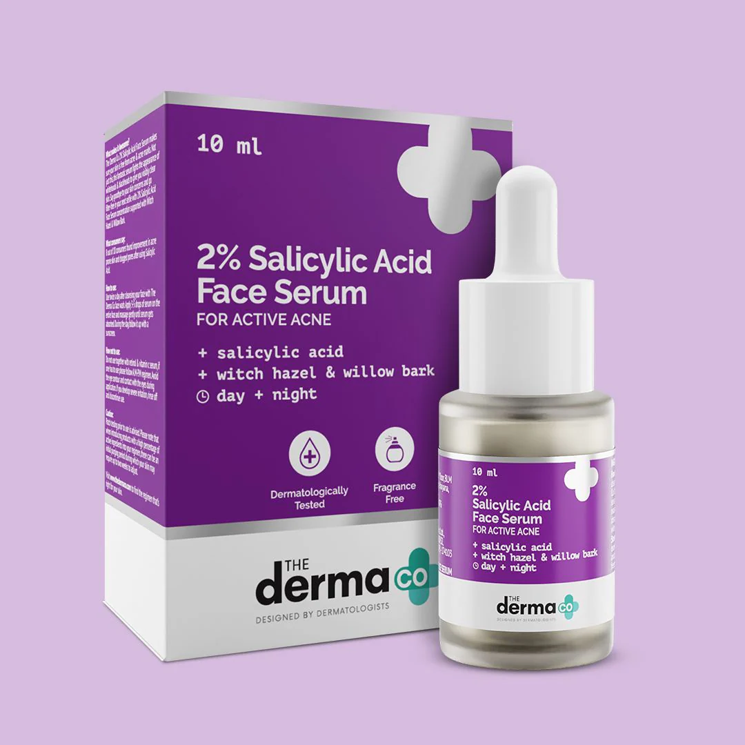 2% Salicylic Acid Serum for Active Acne - 10ml