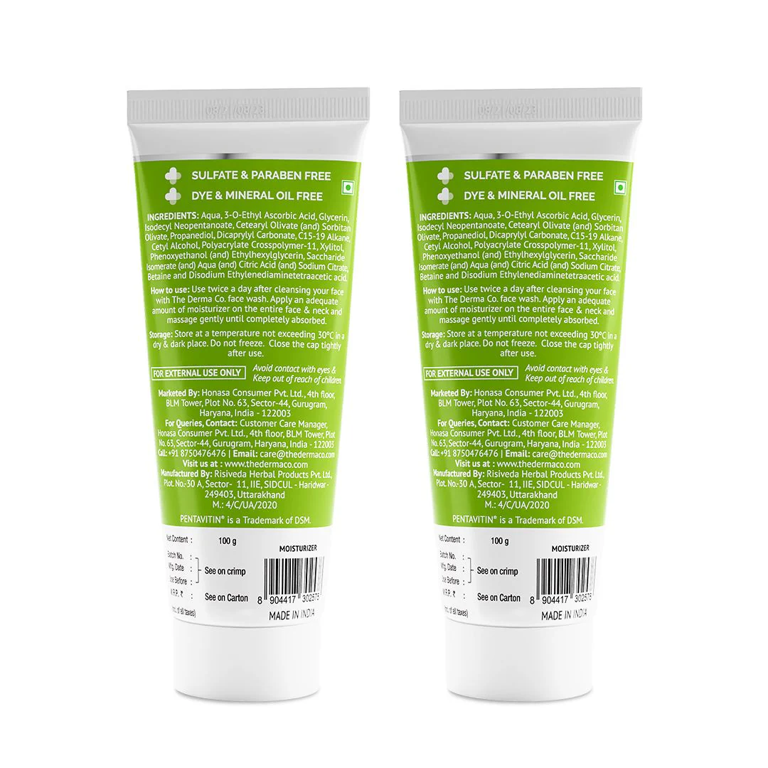 5% Vitamin C Oil-Free Daily Face Moisturizer - 100g (Pack of 2) - Image 2