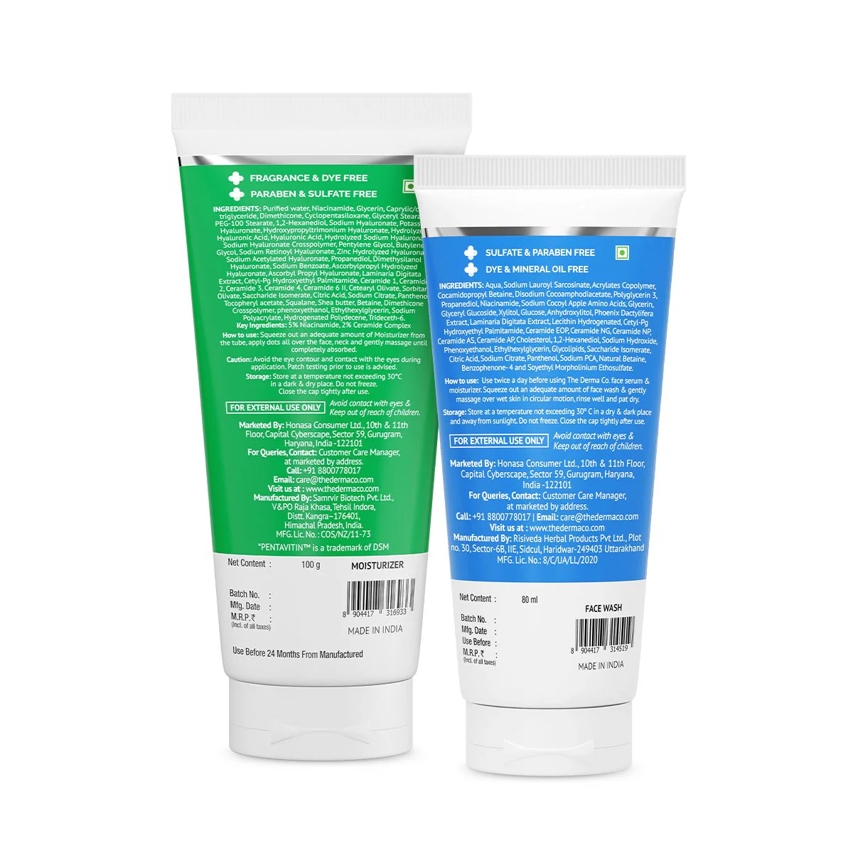 Nia-Ceramide Cleanse & Moisturize Duo - Image 2