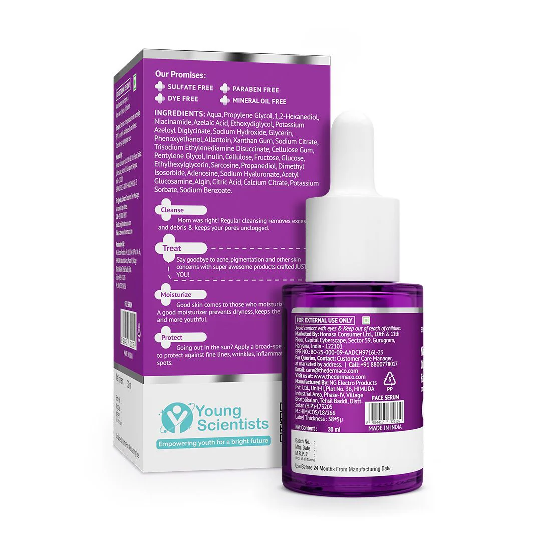 Nia-Zelaic Oil Control Face Serum - 30 ml - Image 9