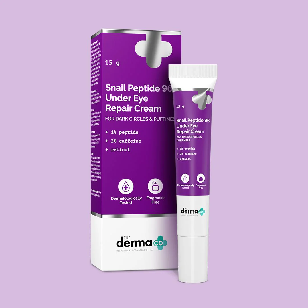 Snail Peptide 96 Under Eye Repair Cream with Snail Mucin & Peptide Complex For Dark Circles & Puffiness - 15 g